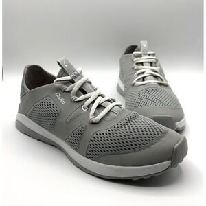 OLUKAI Huia Sneaker‎ Woman's Size 8.5 Gray Mesh Slip-On Comfort Shoes Athleisure